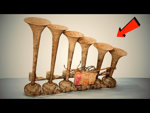 Restoring a Rusty Train Horn After 50 YEARS! 🔥 You Won’t Believe the Sound!