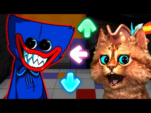 ХАГГИ ВАГГИ НАУЧИЛСЯ ПЕТЬ во Friday Night Funkin' vs Huggy Wuggy vs Baldi FNF Весёлый Кот