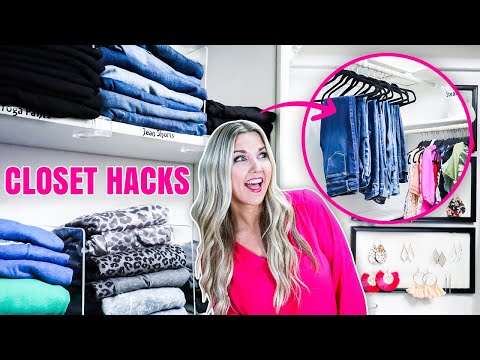 10 Super Easy Closet Organization Hacks (Tricks That Actually Work!)