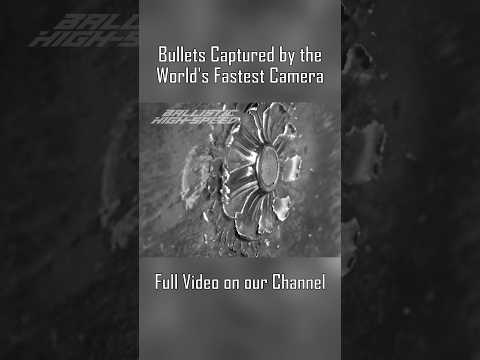 World’s Fastest Camera vs Bullets! #slowmotion