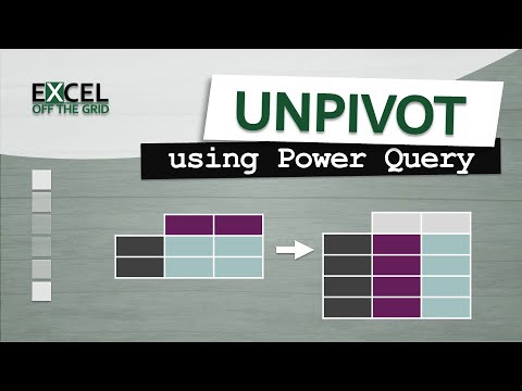 3 Methods to unpivot in Excel using Power Query | Excel Off The Grid