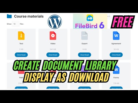 How To Create a Document Library in WordPress FileBird 2024