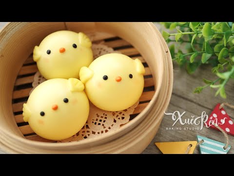 Little Chicks Steamed Bun | 小鸡造型馒头 | Basic Steamed Bun | 基本造型馒头 (CC |中英字幕)