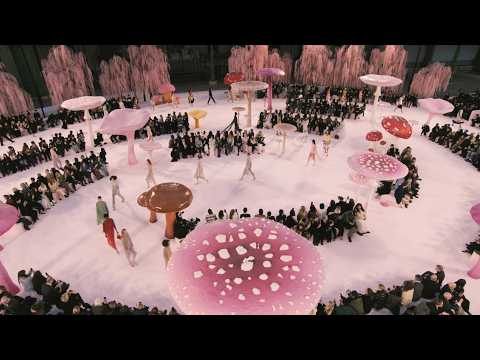 Towering mushrooms transform Grand Palais for Chanel couture show