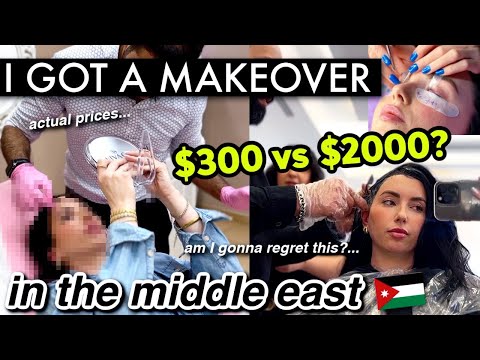 I got a MAKEOVER in THE MIDDLE EAST & I was SHOCKED💉💇🏻‍♀️ prices vs the US...6 beauty treatments