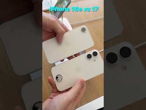 iPhone 16e vs 17,外觀差異|彼得森 #iphone17 #iphone16e