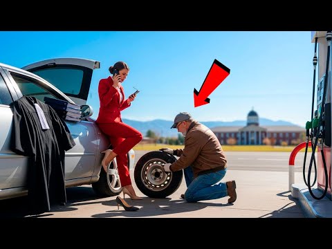 Abuelo viudo ayudó a una mujer varada - sin saber que era la jueza que tenía su destino