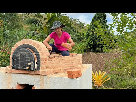 Construindo um novo forno a lenha iglu