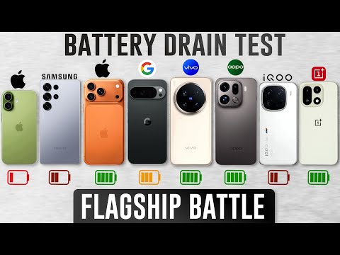 Ultimate Flagship Battery Drain Test 2025 !!