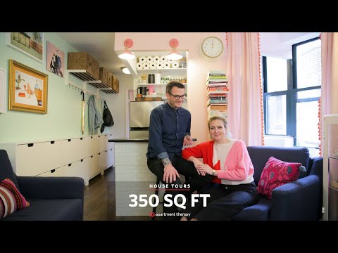 Zach & Libby's Extremely Organized 350-Square-Foot NYC Apartment I House Tours by Apartment Therapy