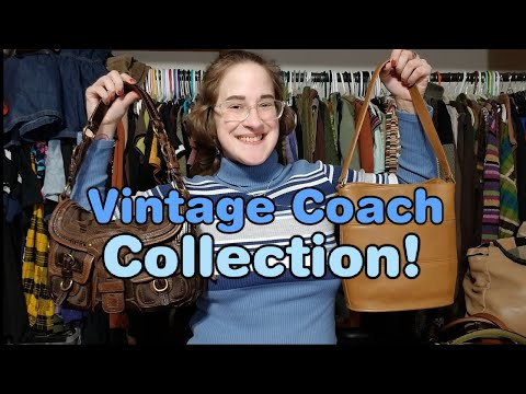 My Vintage Coach Bag Collection!