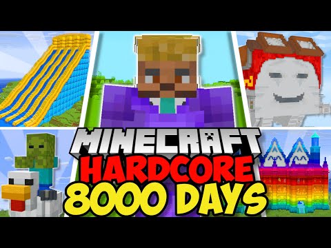 I Survived 8000 DAYS in Minecraft Hardcore (FULL MOVIE)