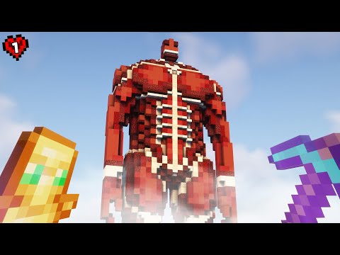 I Recreated the ATTACK ON TITAN In Minecraft
