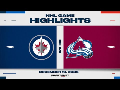 NHL Highlights | Jets vs. Avalanche - December 19, 2025