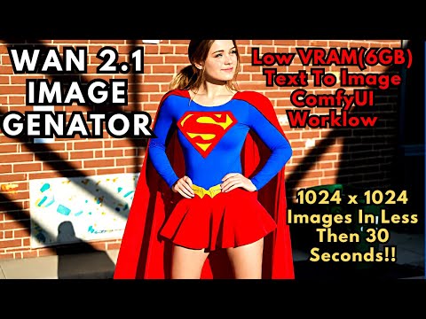 FAST AI Image Generation with WAN 2.1 Video Models - Full ComfyUI Tutorial