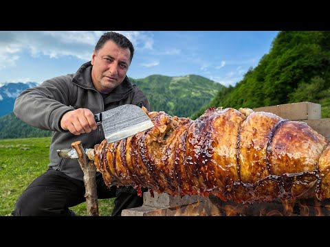 Tandoor Lamb Like Never Before! Traditional Azerbaijani Fire-Cooked Feast 🍖🔥