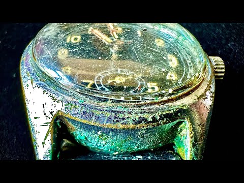 ABANDONED 85 years barn find - rusty vintage watch restoration