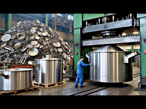 Inside the Factory: How Huge Asian Cooking Daighs Are Made from Recycled Aluminium