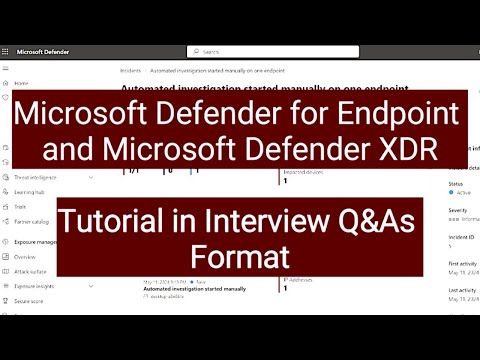 Microsoft Defender for Endpoint Tutorial | Microsoft Defender for Endpoint Interview Questions | MDE
