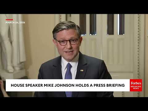 Speaker Johnson Delivers Remarks to Press After House Vote to Fund Department of Homeland Security