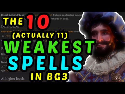 The 10 (Actually 11) WORST SPELLS in Baldur's Gate 3 - And How To Fix Them