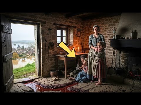 Mère veuve, seule cabane après la crue — jusqu’à ce que le sol saigne une boue rouge