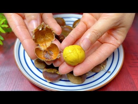 After living for half a lifetime, I finally found the fastest way to shell chestnuts, one at a time