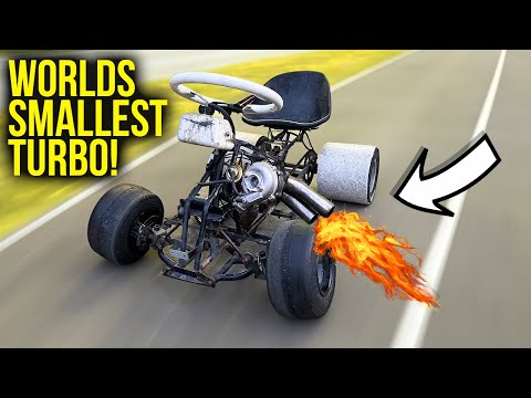 Installing a TURBO on our BUDGET 50cc Drift Kart!