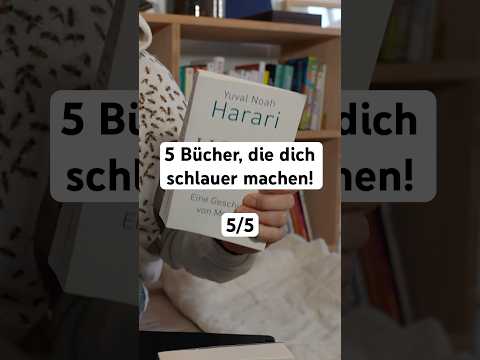5/5 - 5 Bücher, die dich schlauer machen 👀 #lesen #bücherwurm