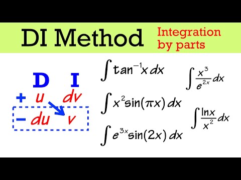 How to do the DI Method (for integration by parts)