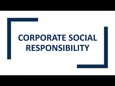 Corporate Social Responsibility