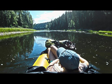 4 ДНЯ БЕЗ ЛЮДЕЙ НА ТАЕЖНОЙ РЕЧКЕ. ИЗБА, ХАРИУС, ГРОЗА