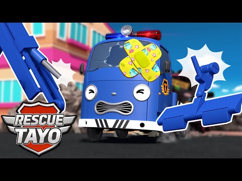 The Blue Rescue Team is in Trouble! Reki is INJURED! l Rescue Car Story l Tayo Rescue Team