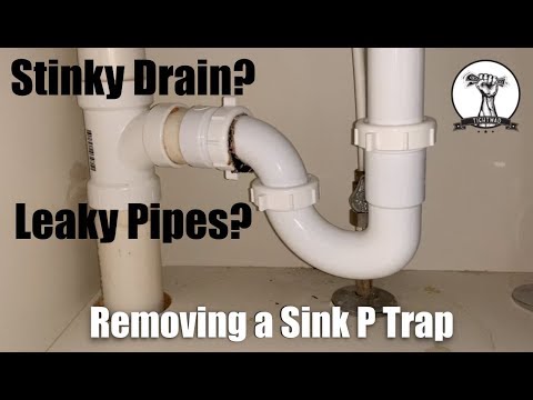 EASY: Fix a Leaky Sink P Trap or Clean a Stinky Drain