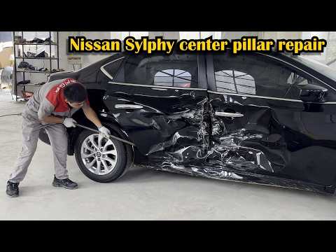 Perfect work, Nissan Sylphy side collision repair