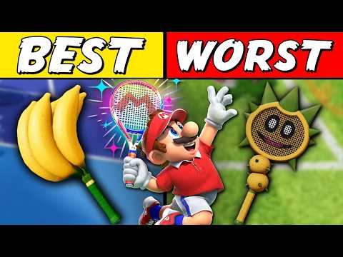 Ranking EVERY Fever Racket in Mario Tennis Fever!