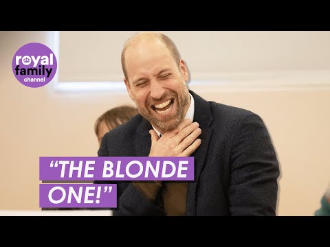 Prince William Bursts into Laughter Playing Guess Who at Comedy Workshop