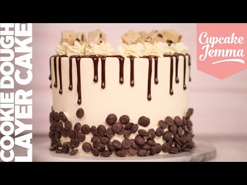 Cookie Dough Brown Butter Layer Cake Recipe | Cupcake Jemma