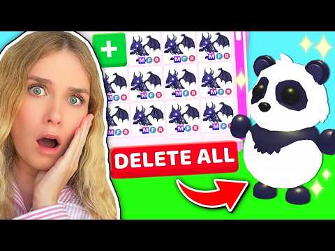 I DELETED My PETS To Get This LEGENDAY In Adopt Me! (Roblox)