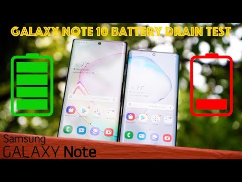 Ultimate 2019 Samsung Note Battery Drain Test - Samsung Note 10 vs Samsung Note 10 Plus