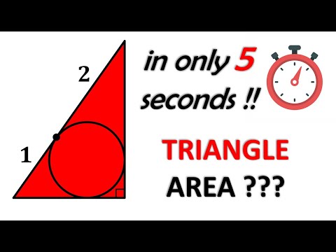 97% Fail to Solve This Triangle Area Puzzle in 5 Seconds! Can You?