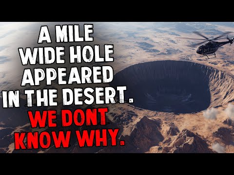 A Mile-Wide Hole Appeared In The Desert. We Don't Know Why.