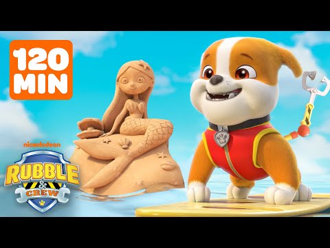 Rubble's Beach Party & Summer Rescues! w/ Mix & Charger | 2 Hours | Rubble & Crew
