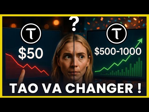 TAO Halving 2025 : Explosion à 1000$ ou a 50$ ? Mes Prédictions Chocs !