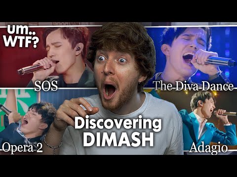 DISCOVERING DIMASH! (SOS, Adagio, The Diva Dance, Opera 2 | Reaction)