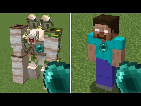 what inside mutant golem ??? what inside herobrine ???