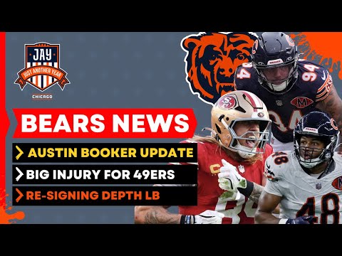 NEWS: Bears Austin Booker Update After Review + Big Kittle Injury Update & New Contract Talks w/LB