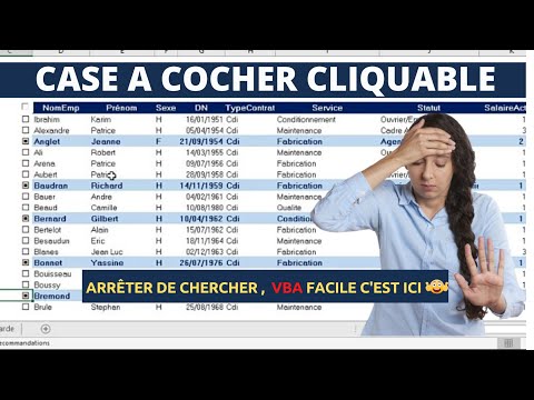 Comment insérer des cases à cocher dynamiques dans Excel ?