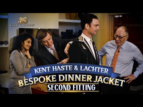 My Black Tie Bespoke Adventure! Second Fitting with Kent Haste & Lachter | Kirby Allison