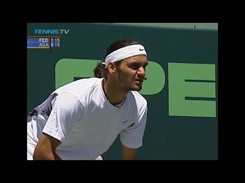 Miami 2002 Final - R.Federer vs A.Agassi Highlights
